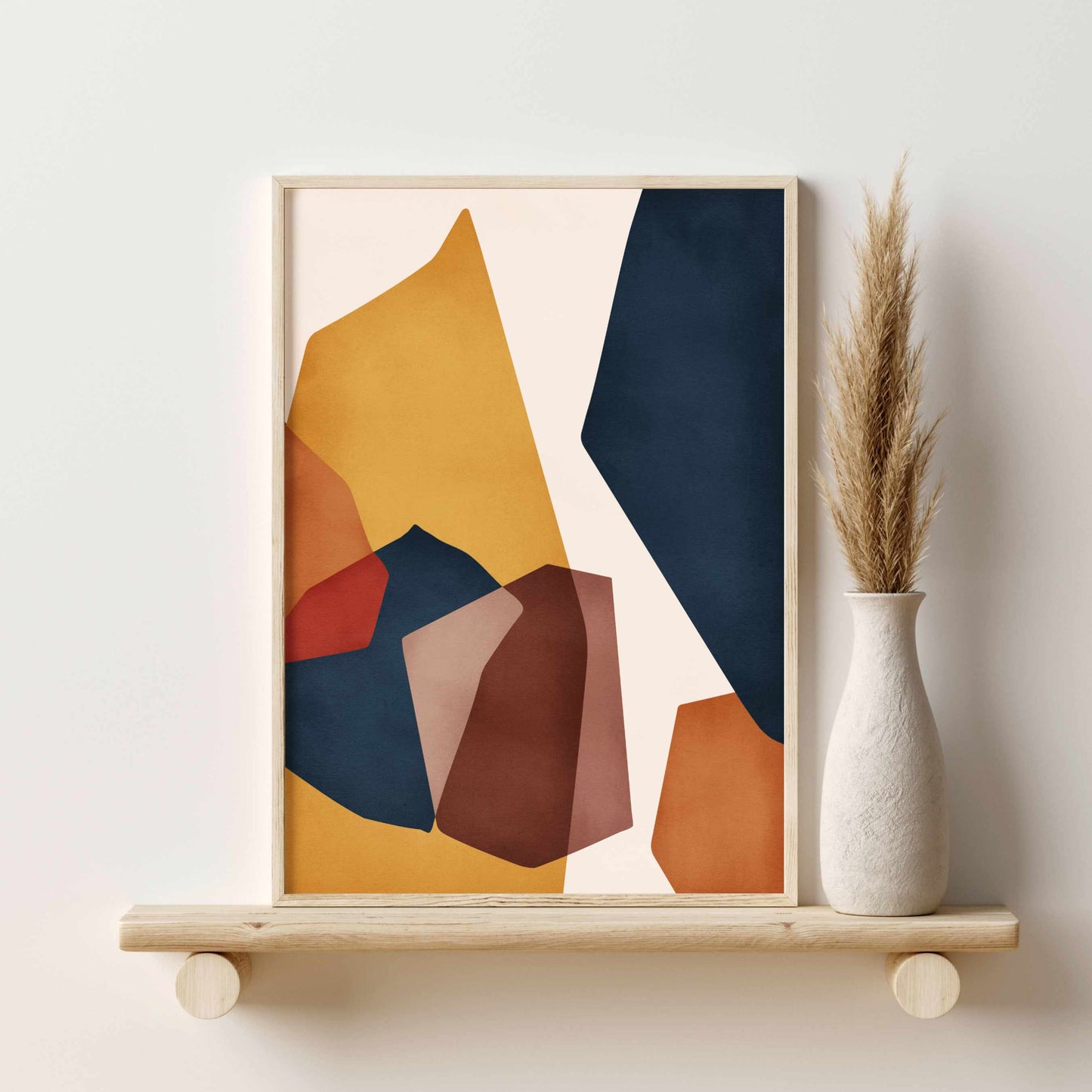 Printable Abstract Wall Art , Colorful Printable Set of 3