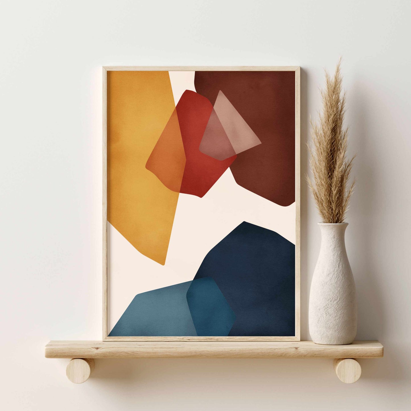 Printable Abstract Wall Art , Colorful Printable Set of 3