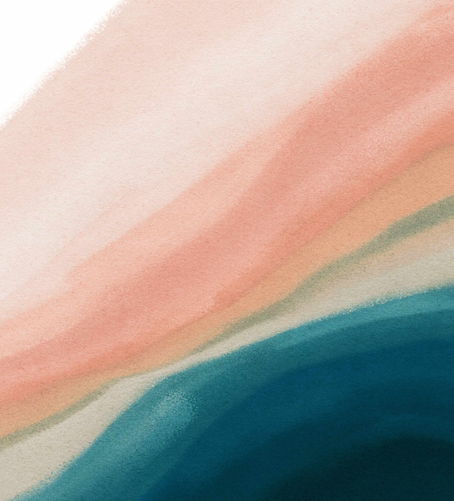 Printed 3 Piece Teal Abstract Wall Art