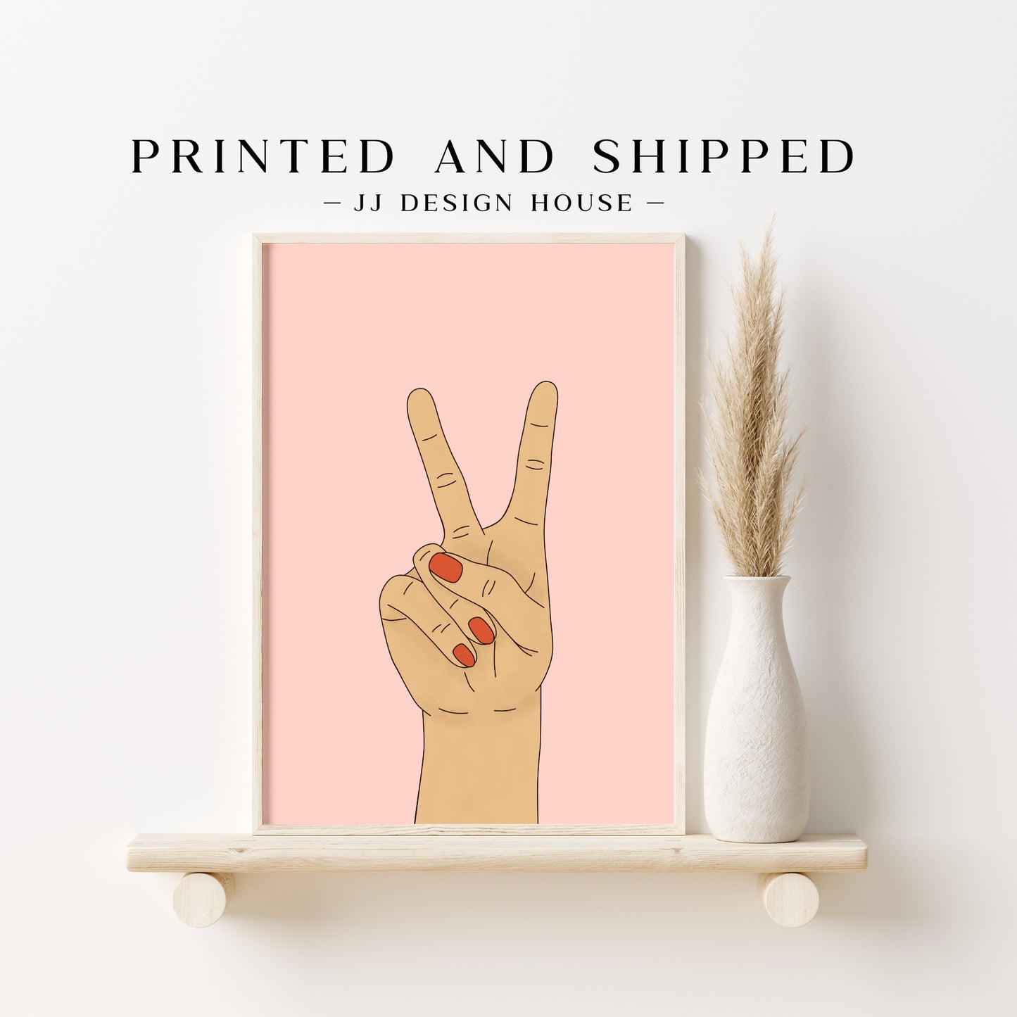 Retro Pink Gallery Wall Set