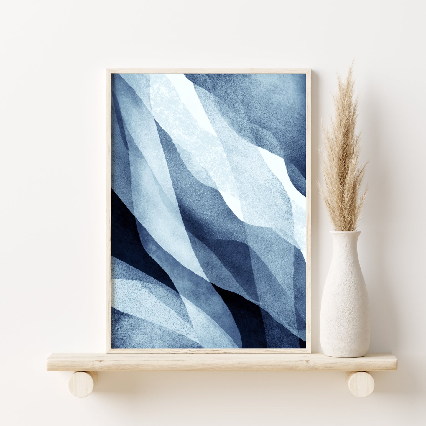 Printed Navy Blue Soft Mods Set of 3 Prints