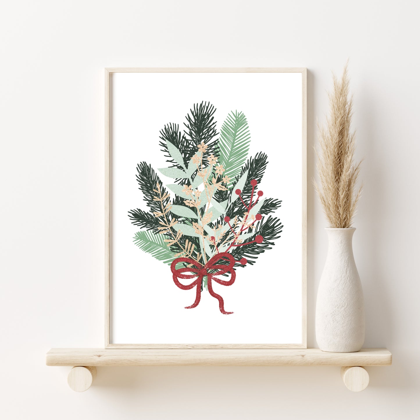 Printed Art Classic Christmas Prints Set