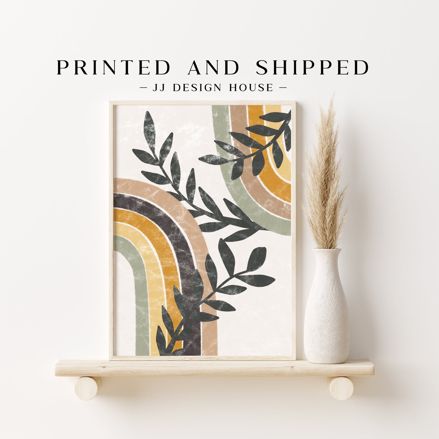 Printed Neutral Boho Art Gallery Wall Set