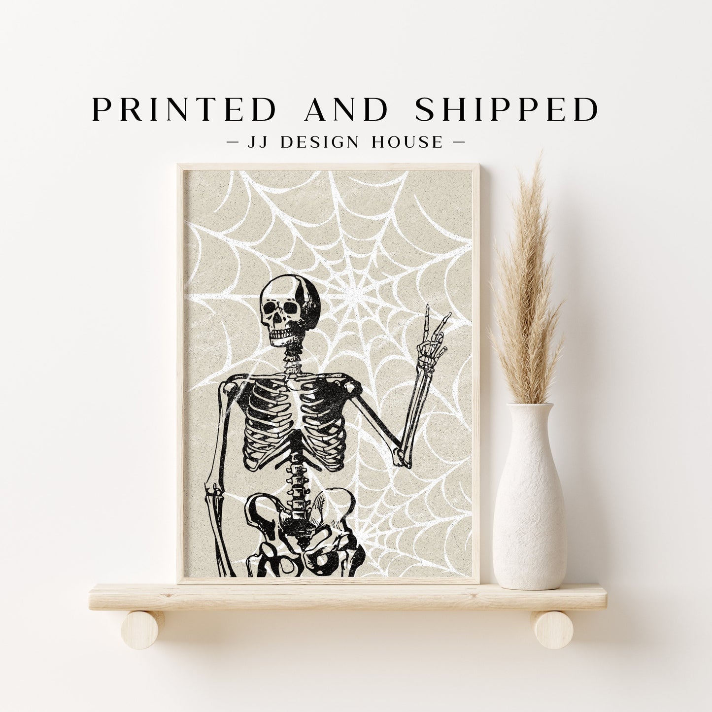 Printed Art Halloween Decor Art Gallery Set of 8
