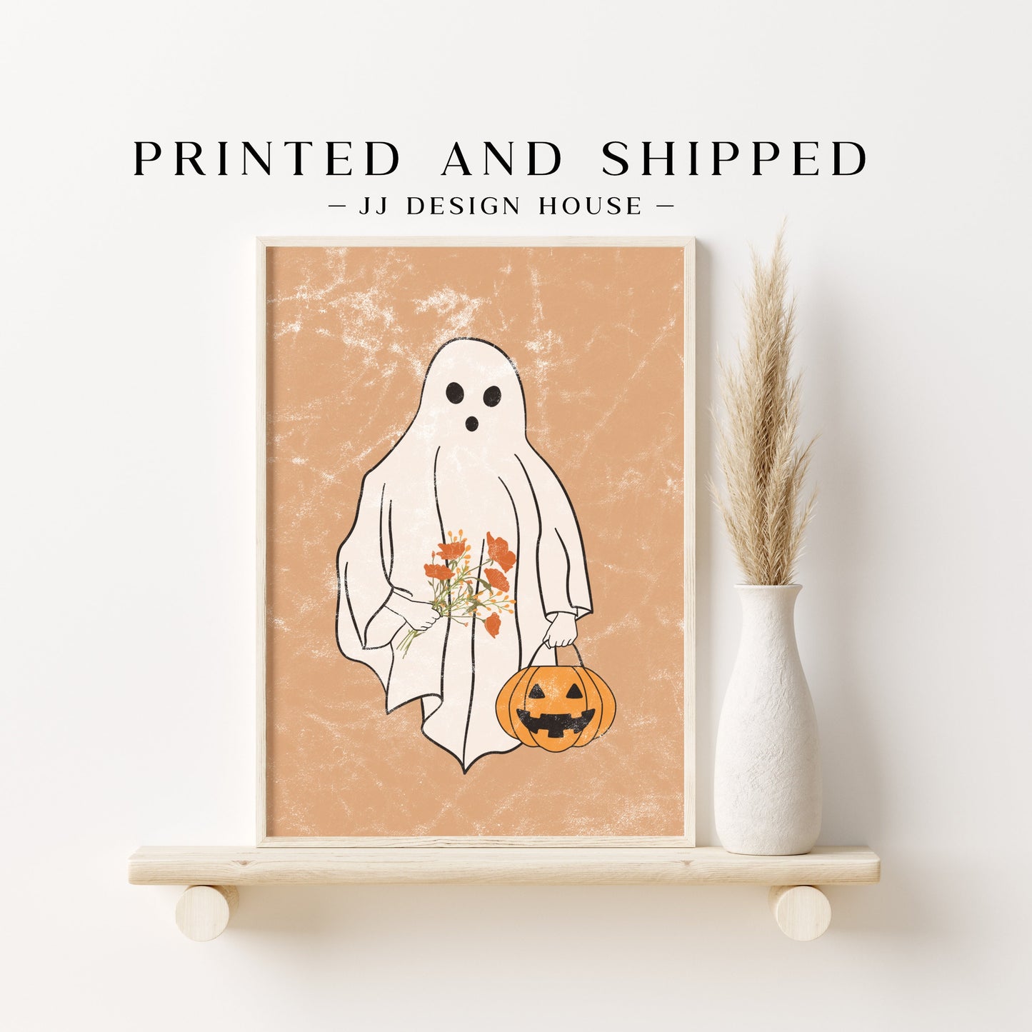 Printed Art Halloween Decor Art Gallery Set of 8