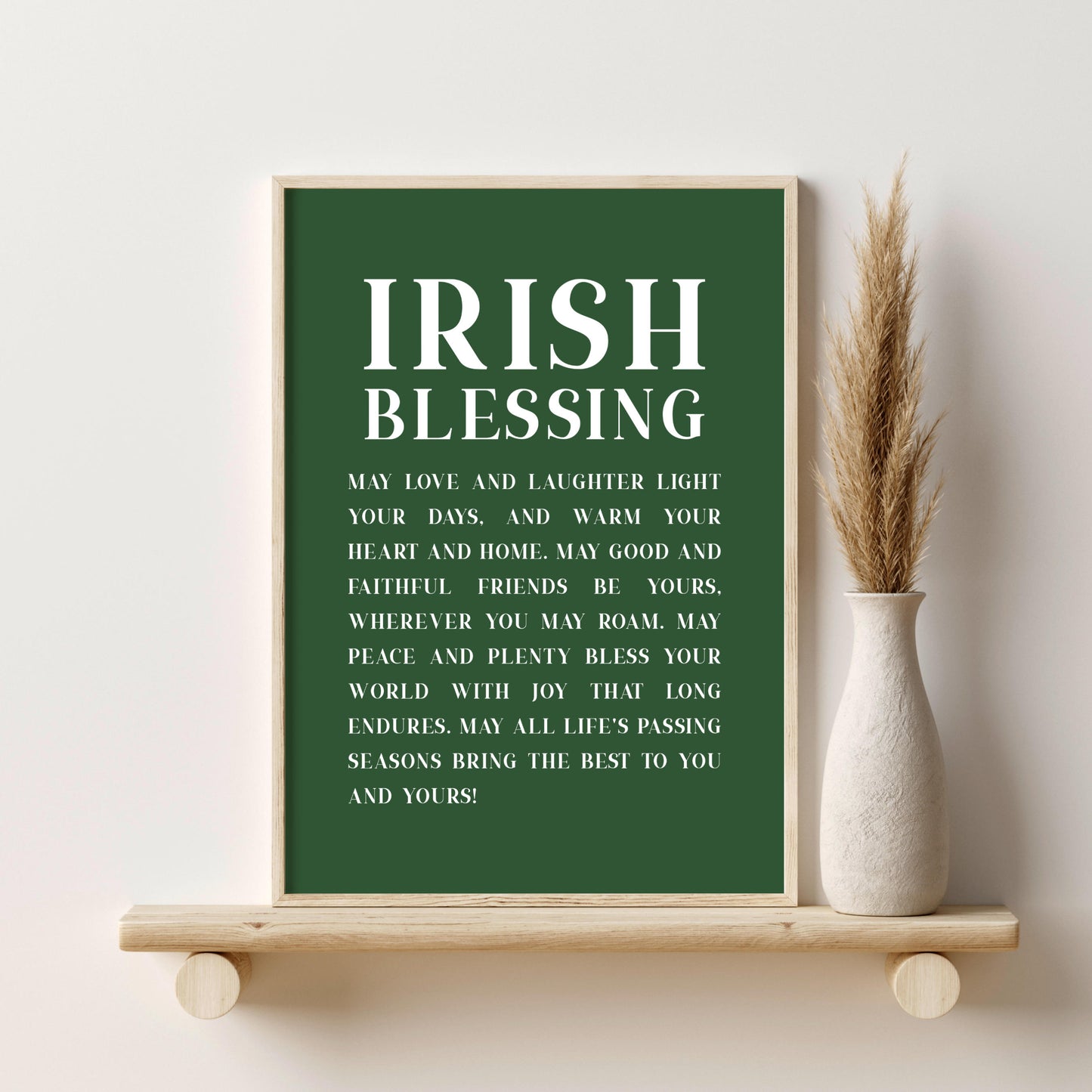 Printed Art St Patrick's Day Wall Art Gallery Set of 8