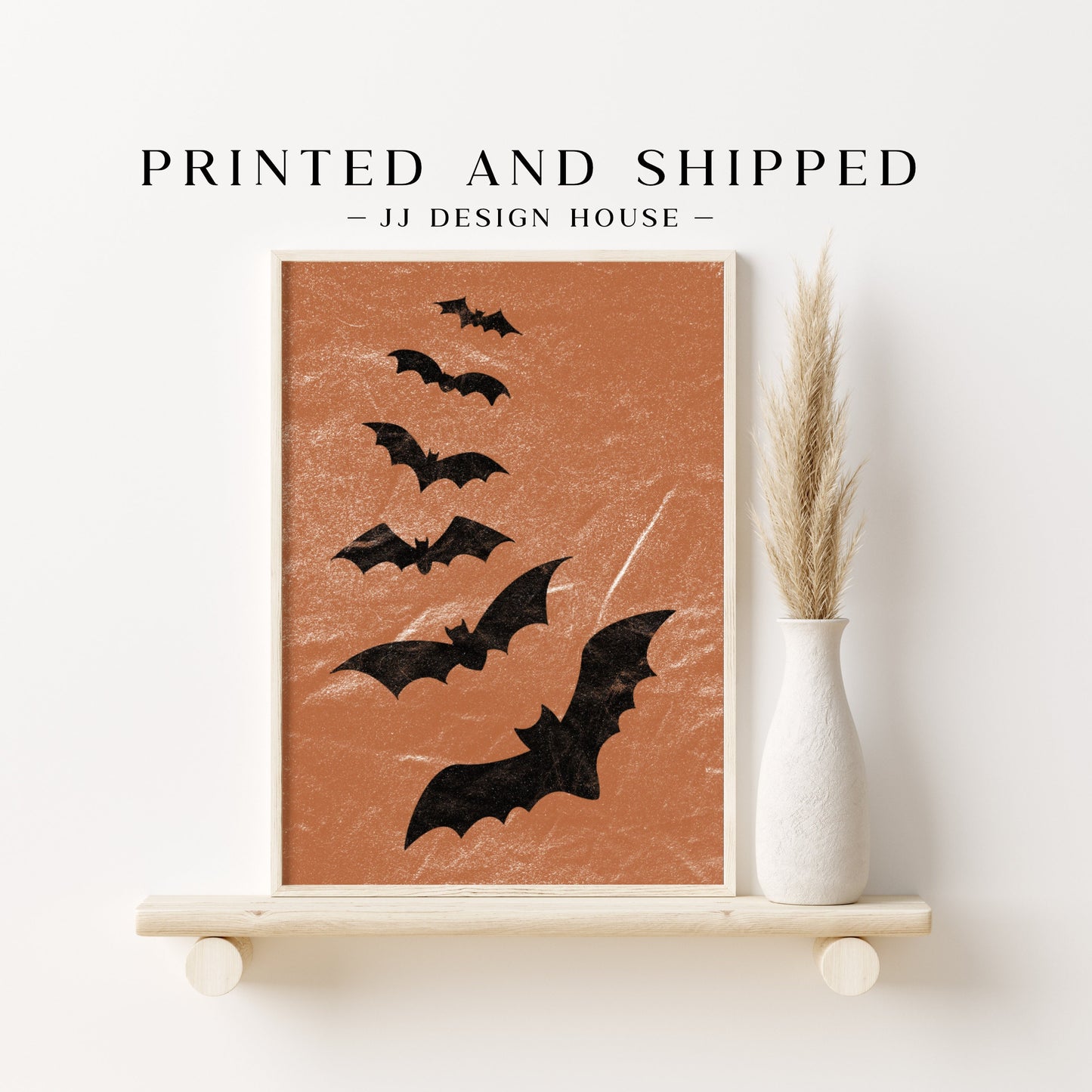 Printed Art Halloween Decor Art Gallery Set of 8