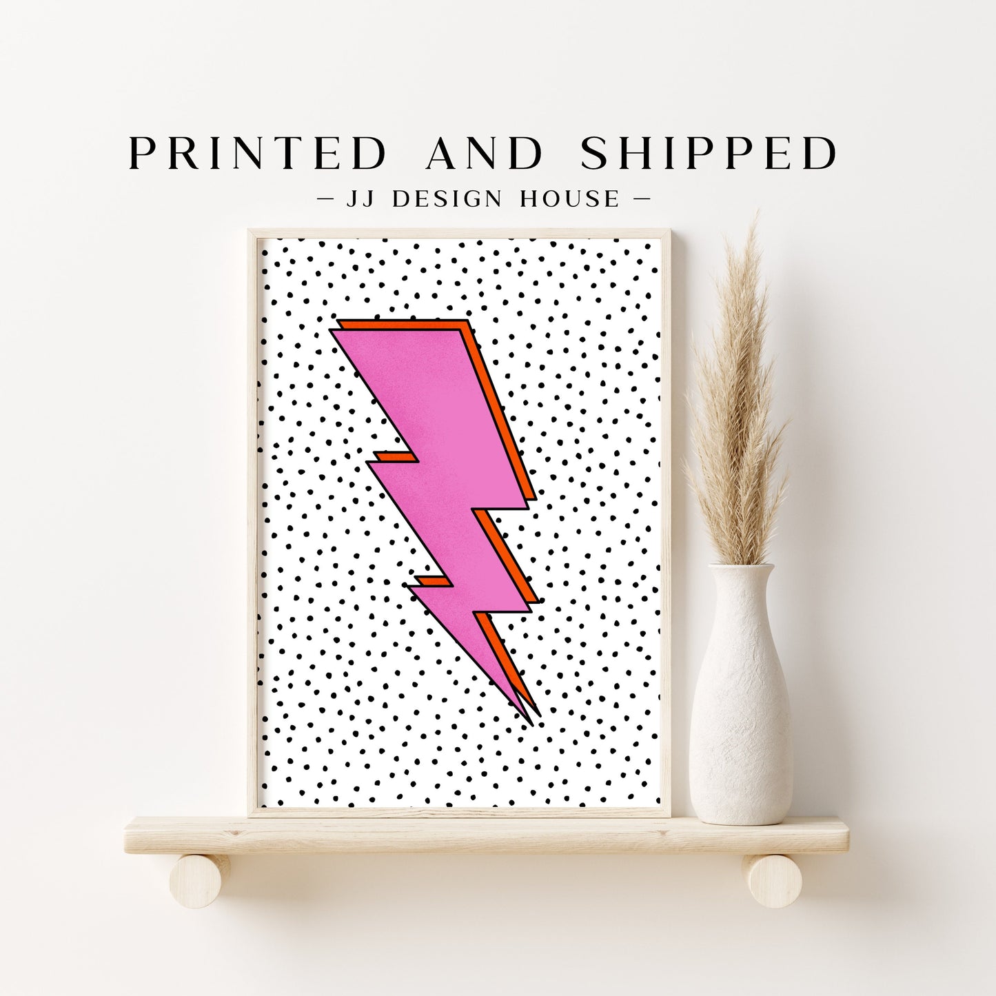 Retro Pink Gallery Wall Set