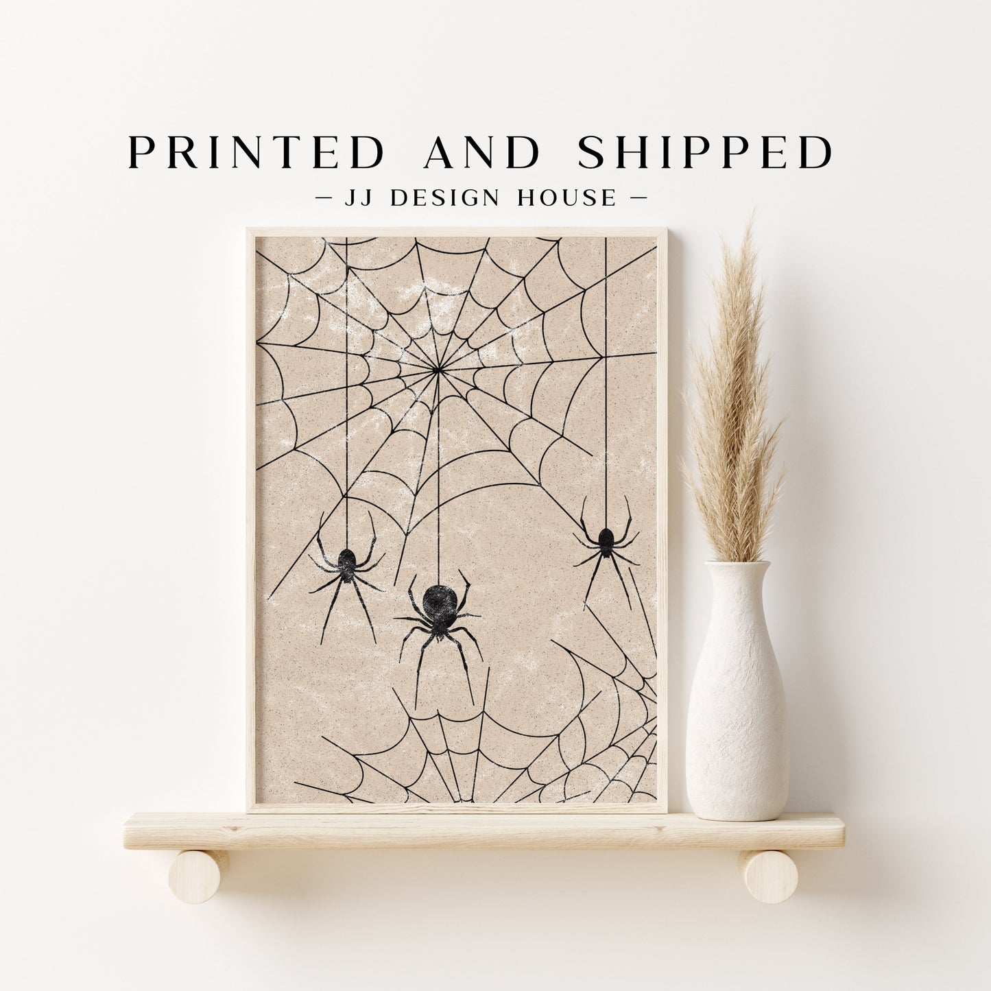 Printed Art Halloween Decor Art Gallery Set of 8