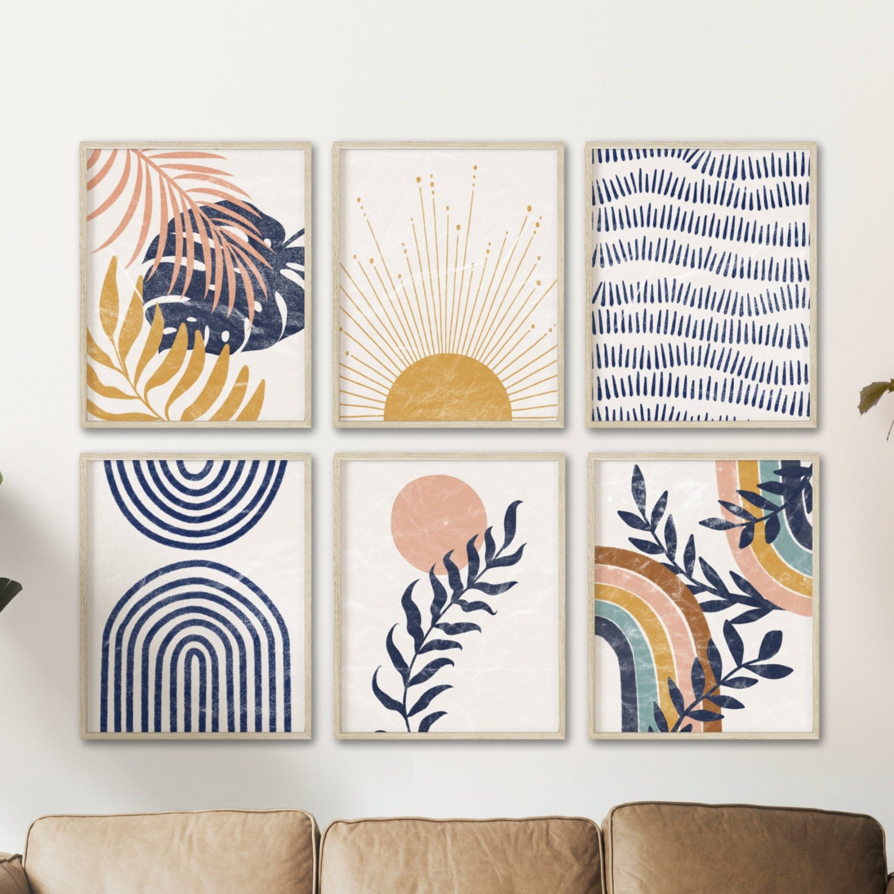 above couch decor