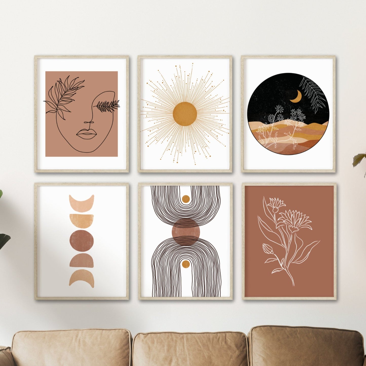 above couch decor