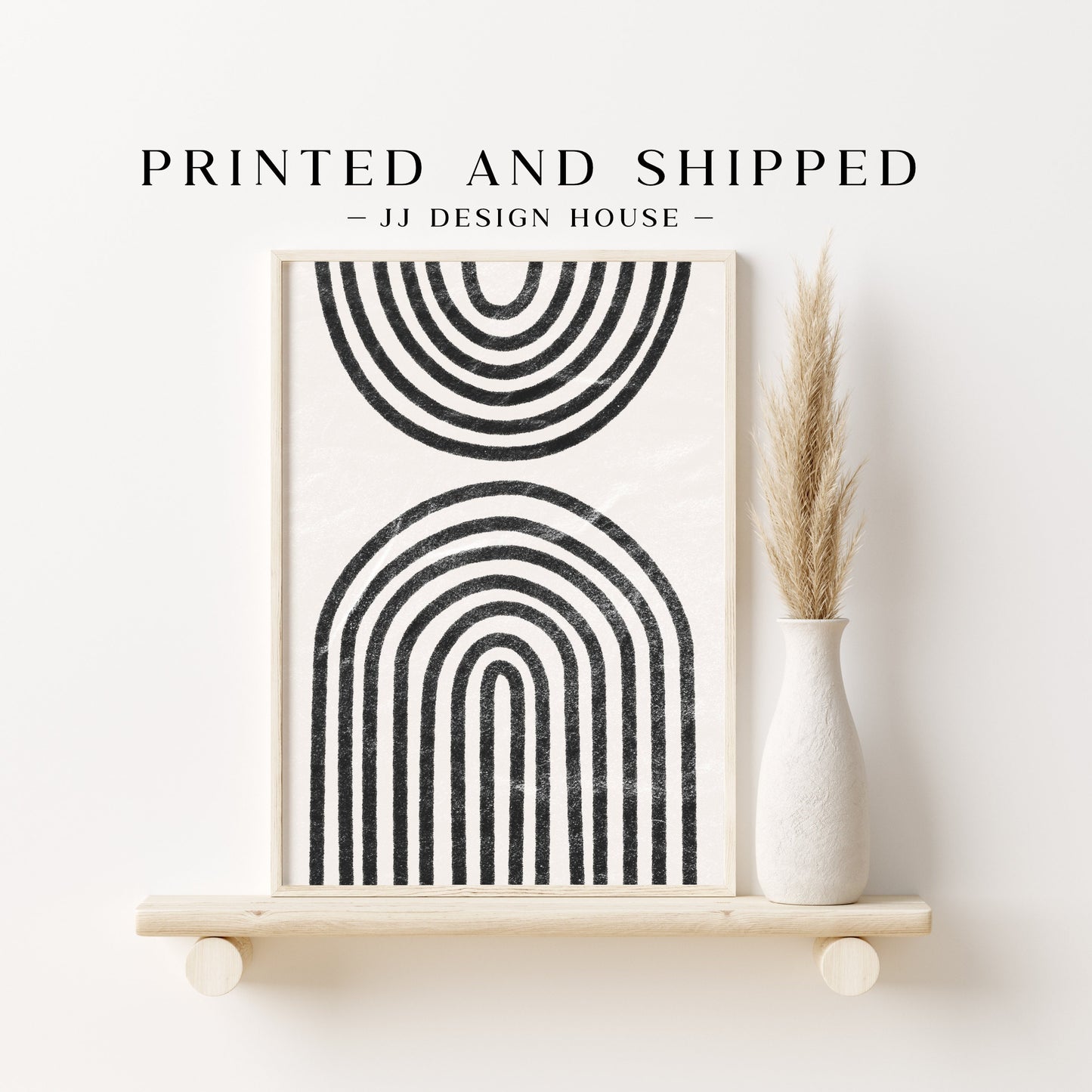 Printed Neutral Boho Art Gallery Wall Set