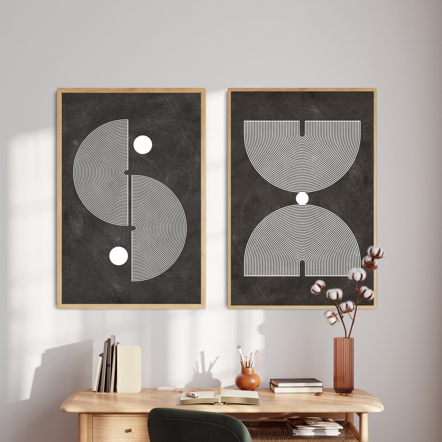 Printable Neutral Arches Wall Art Set of 2