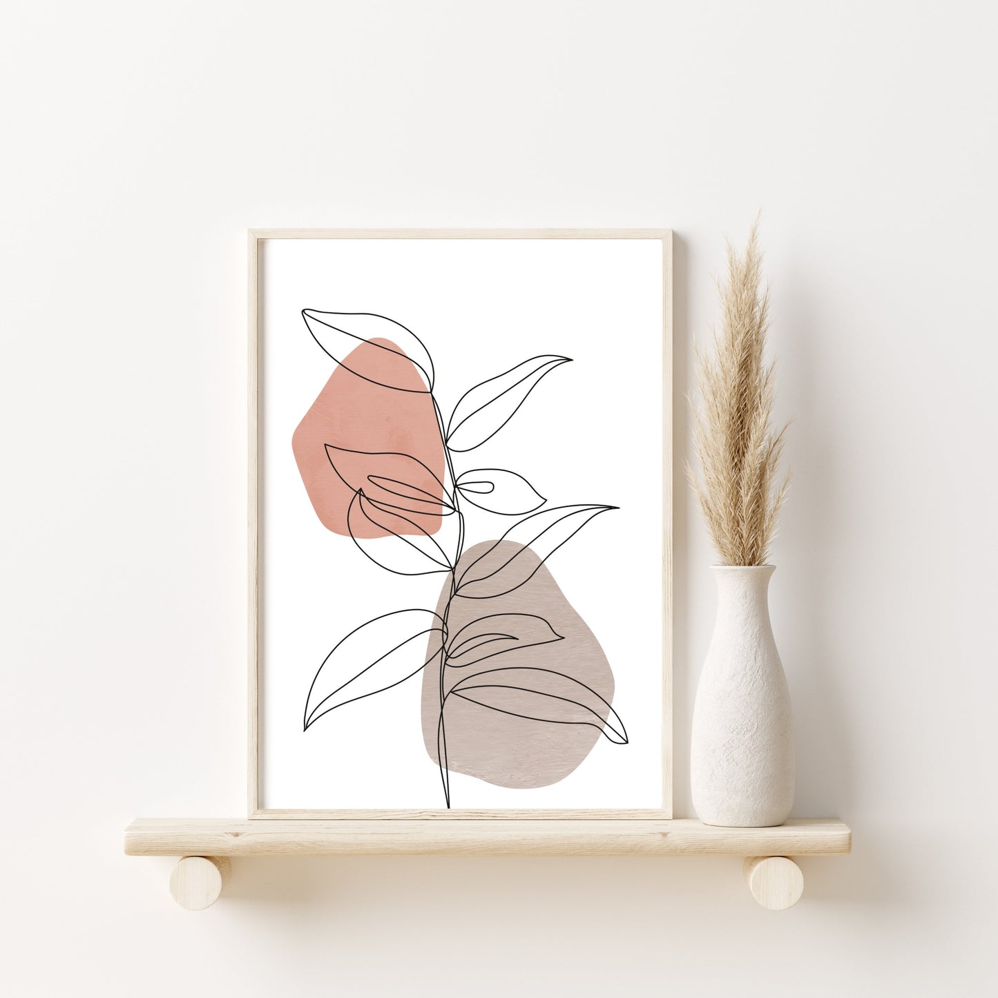 Printed Art Abstract Botanical Wall Art Set