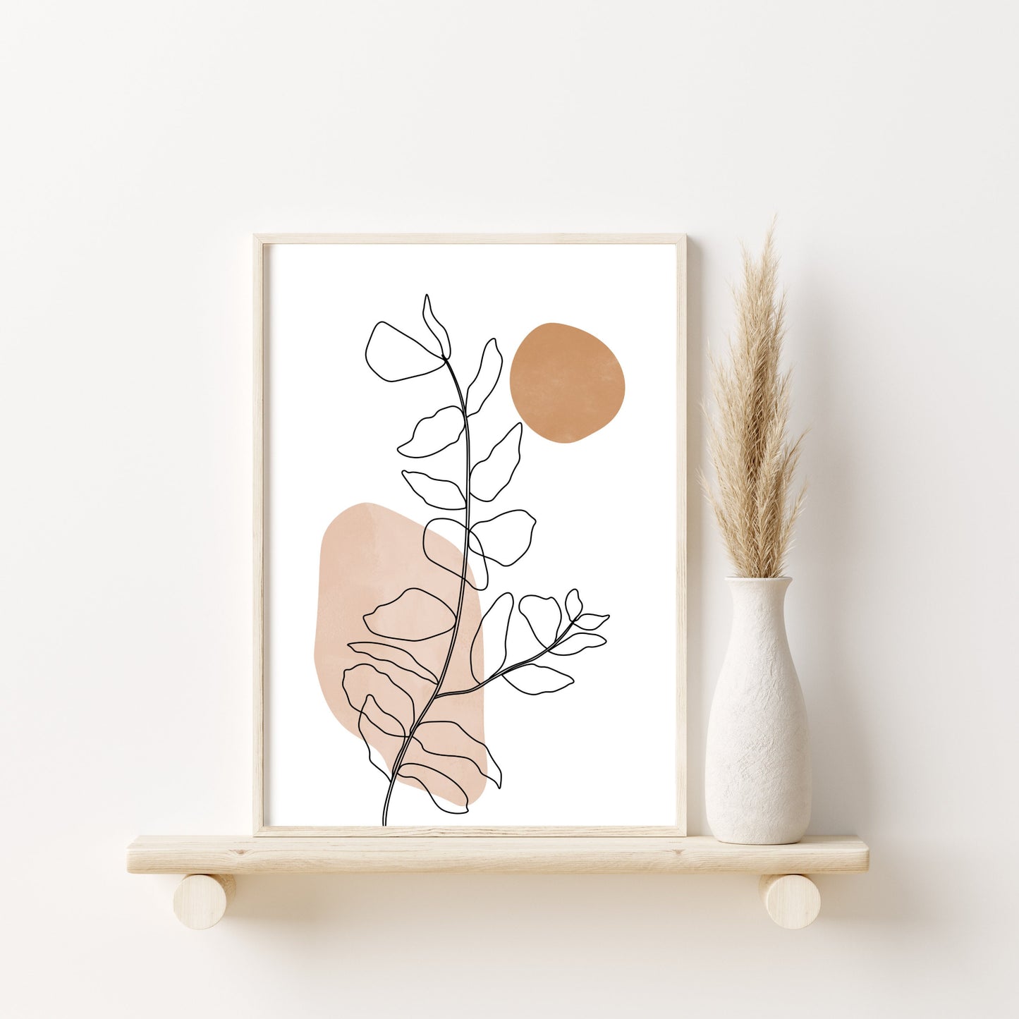 Printed Art Abstract Botanical Wall Art Set
