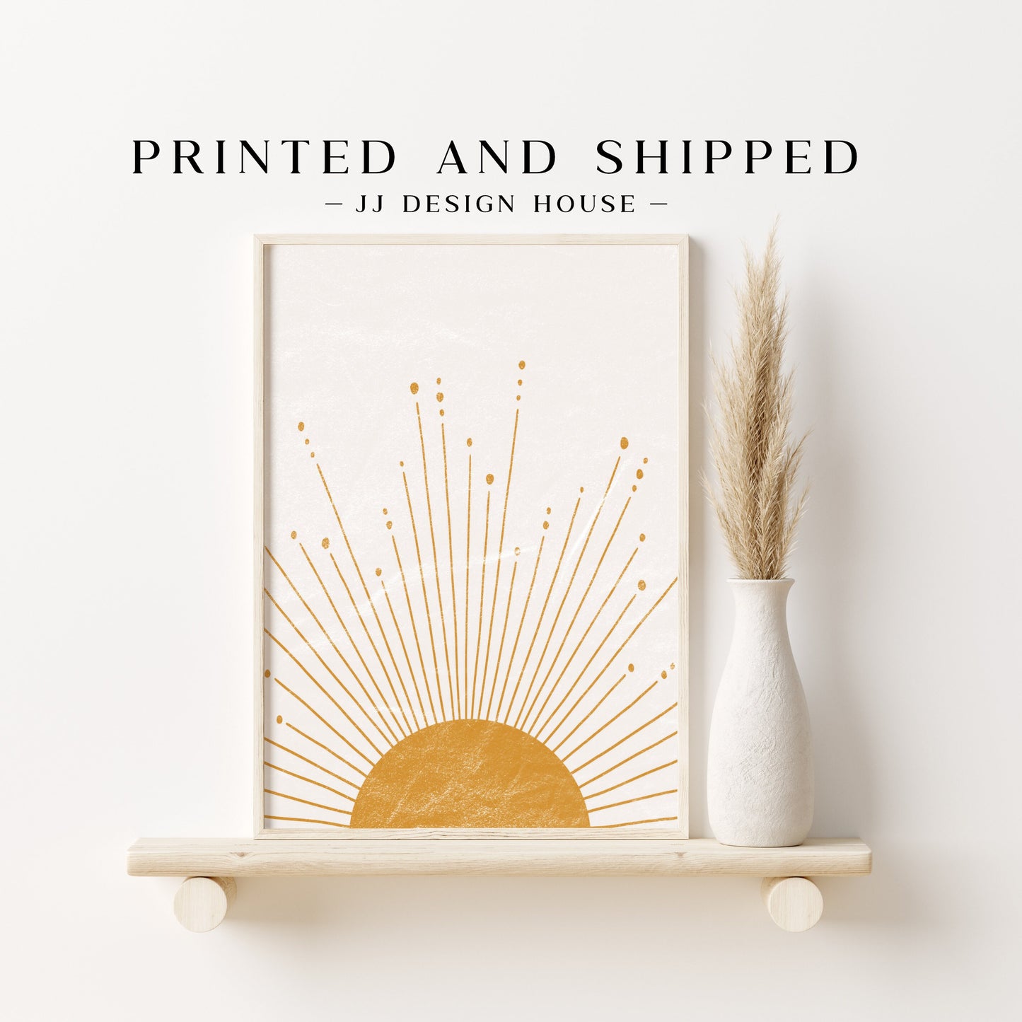 Printed Neutral Boho Art Gallery Wall Set