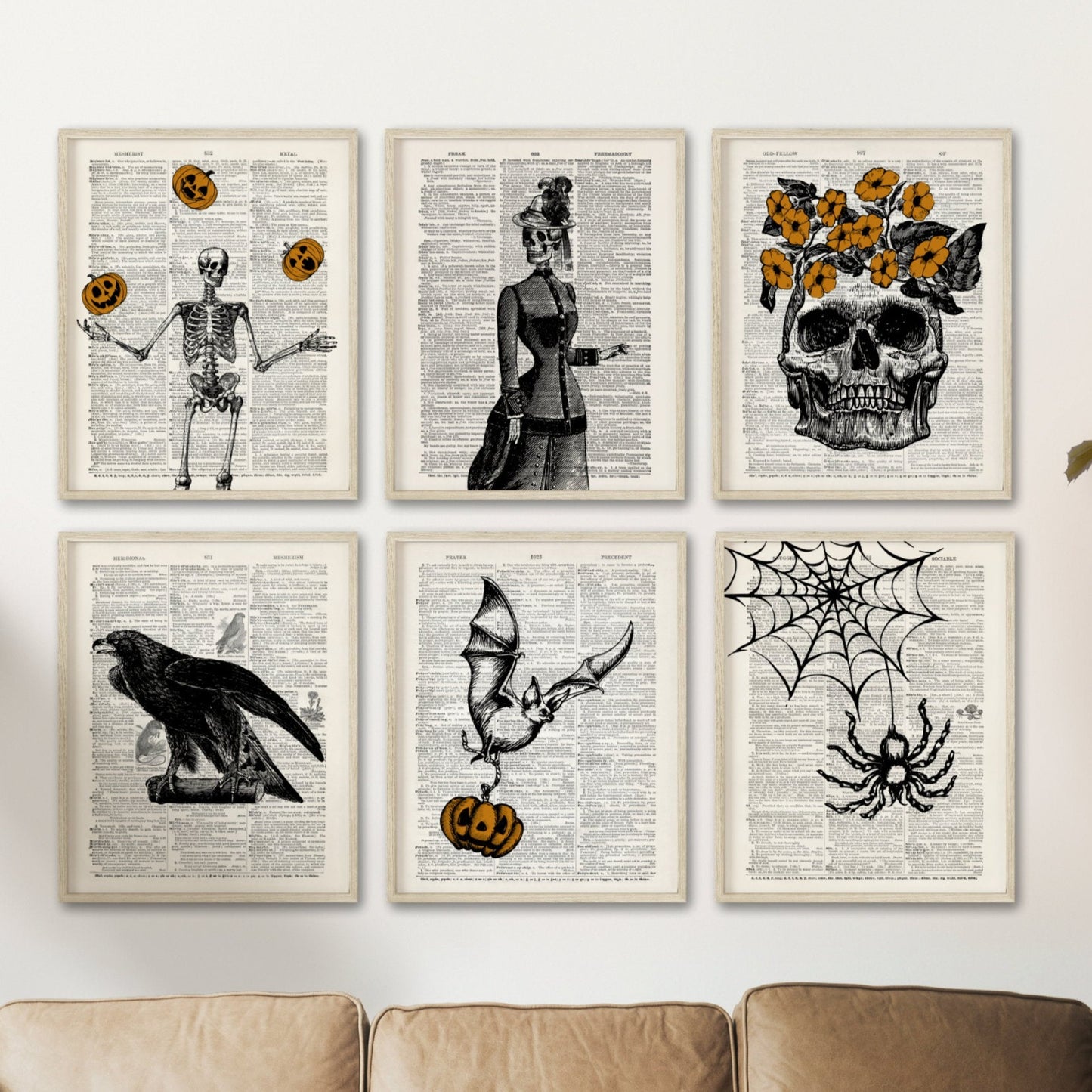 Vintage Halloween Decor Set