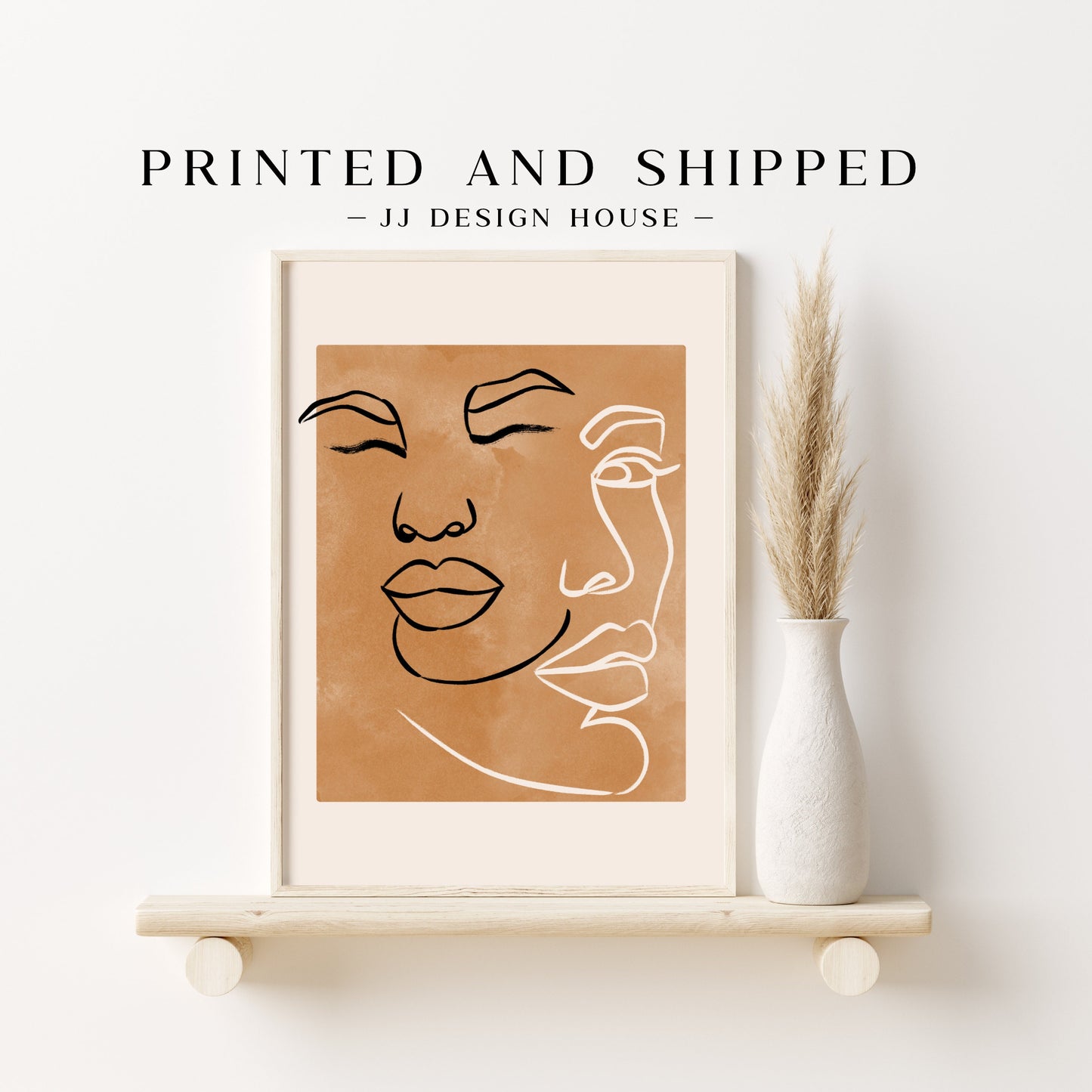 Printed Boho Gallery Wall Set - Mid Century Modern Prints for Bohemian Decor