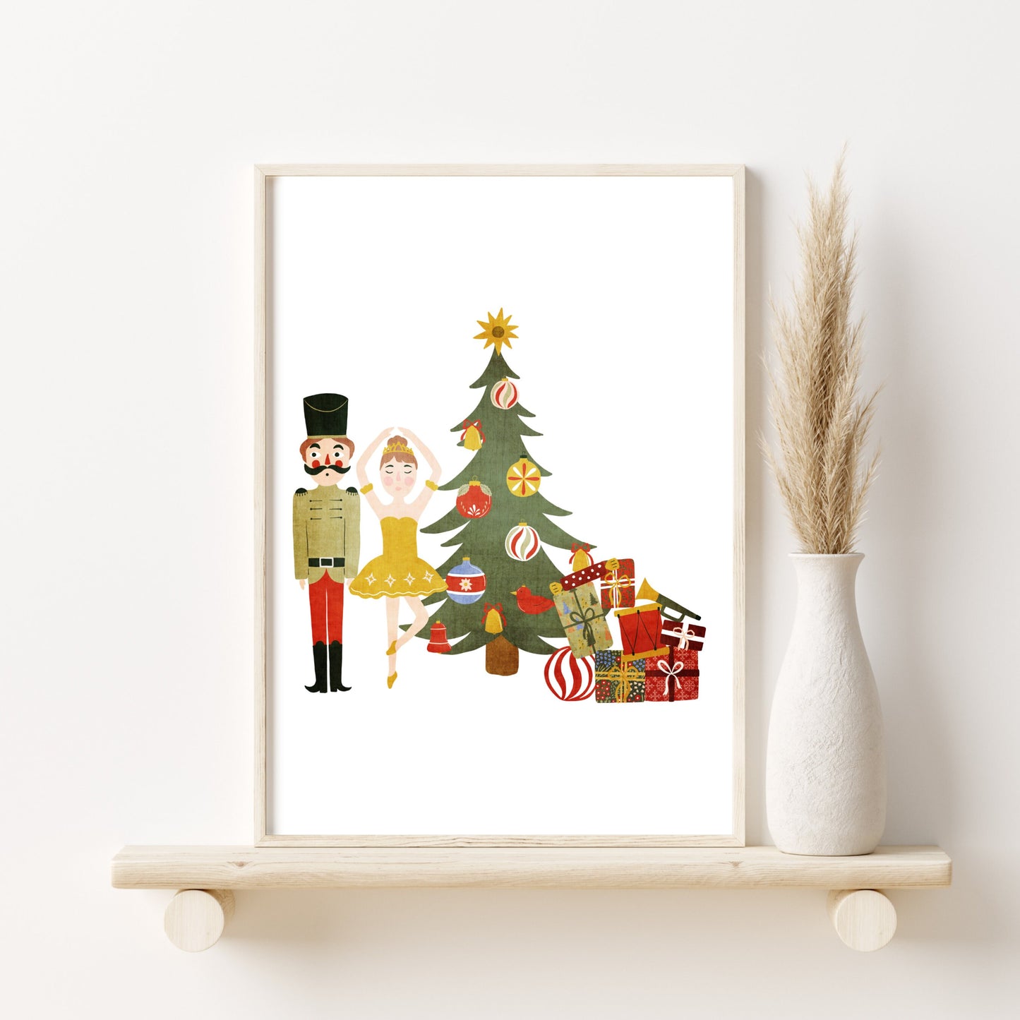 Printed Art Christmas Wall Art, Christmas Prints, Modern Christmas Decor
