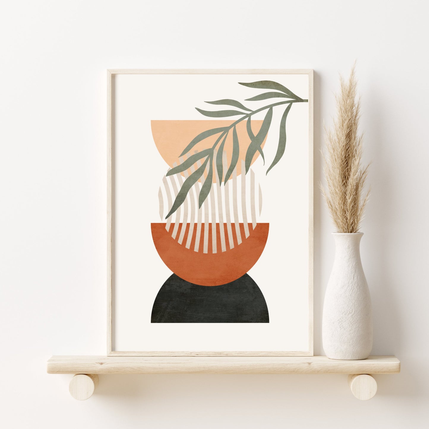 Printed Art Mid Century Modern Wall Art Prints Set of 3