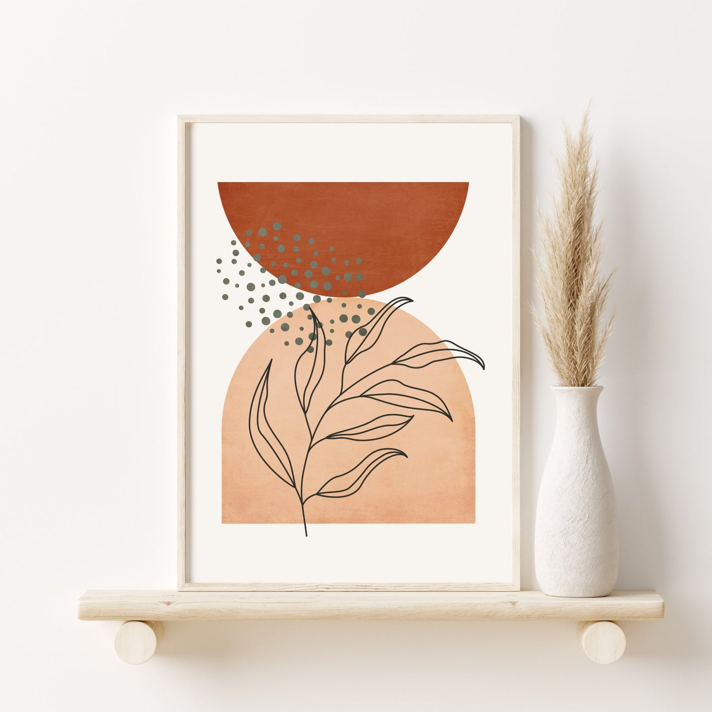 Printed Art Mid Century Modern Wall Art Prints Set of 3