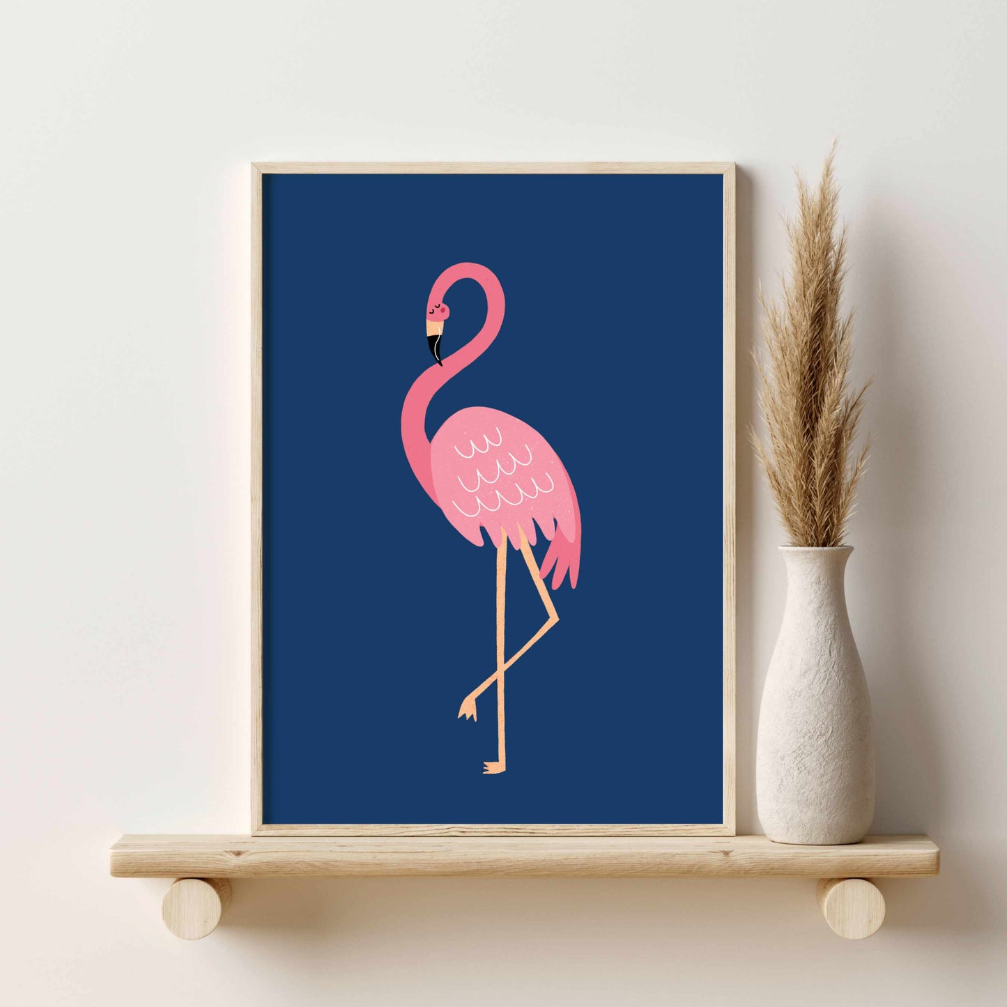 Printable Navy Blue Safari Nursery Wall Art Set of 6 Prints