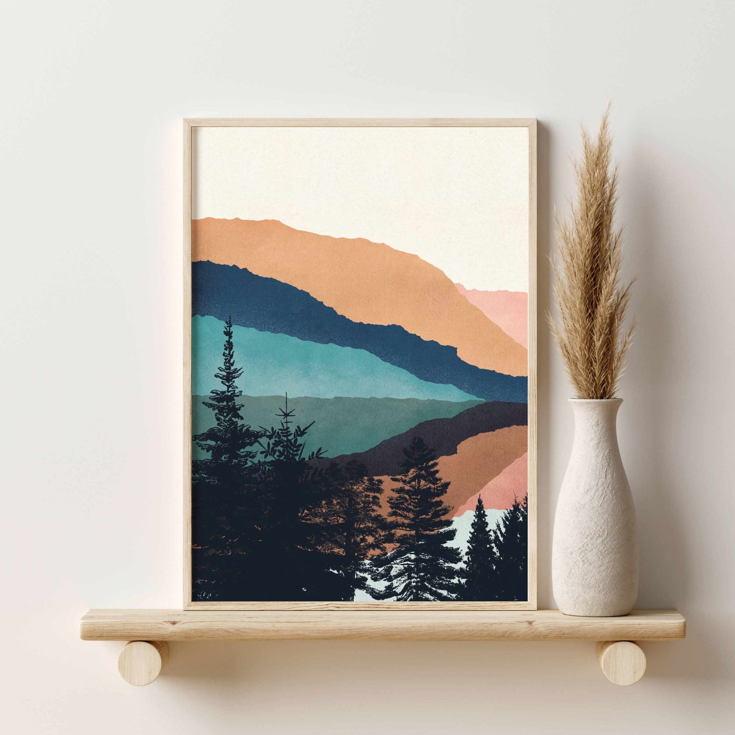 Printed 3 Piece Mountain Wall Art, Nature Wall Art Poster Print