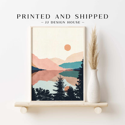 Printed Nature Prints Mountain Wall Art