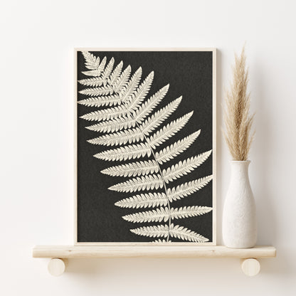 Printable Neutral Fern Wall Art Set of 3