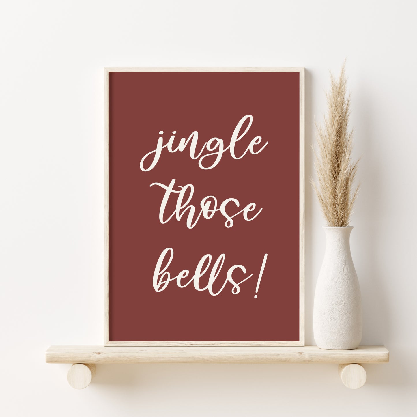 Printed Art Boho Christmas Prints Set