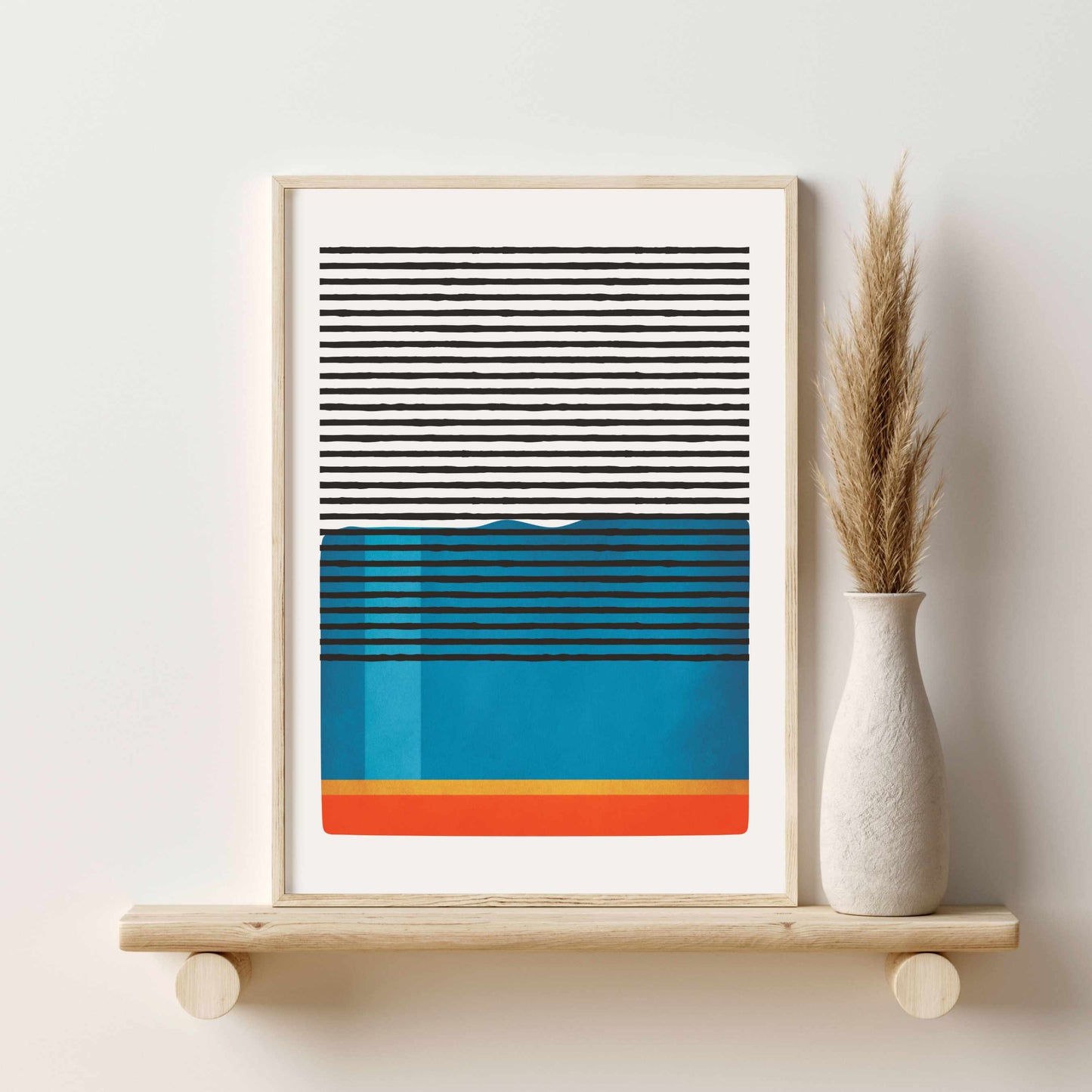 Printable Mid Century Modern Wall Art Set of 3