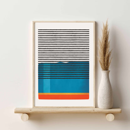 Printable Mid Century Modern Wall Art Set of 3