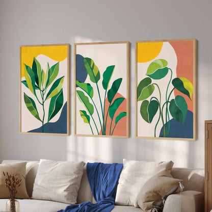 Printed 3 Piece Wall Art, Nature Wall Art Poster Print