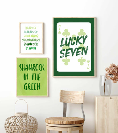 Printable St Patrick's Day Decor Set of 12